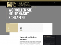 hip-hotel.de Webseite Vorschau