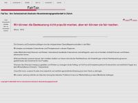 fairtax.ch Webseite Vorschau