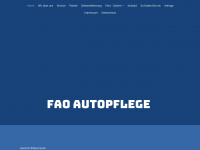 fao-autopflege.de Webseite Vorschau