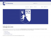 fcviktorsberg.at Webseite Vorschau