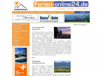 ferien-online24.de Webseite Vorschau