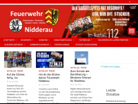 feuerwehr-nidderau.de Webseite Vorschau