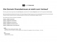 finanzbetreuer.at Webseite Vorschau