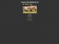 fjordpferd.at Webseite Vorschau