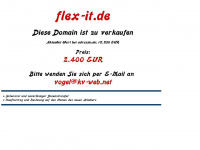flex-it.de Webseite Vorschau