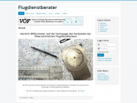 flugdienstberater.at Webseite Vorschau