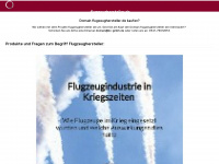 flugzeughersteller.de Webseite Vorschau