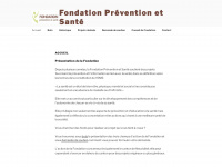 fondation-prevention-sante.ch Webseite Vorschau