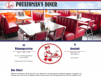 potatomans-diner.de Webseite Vorschau