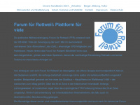 forumfuerrottweil.de Webseite Vorschau