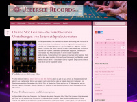 uebersee-records.de Webseite Vorschau