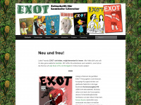 exot-magazin.de Webseite Vorschau