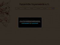 katzennot.de Webseite Vorschau
