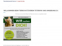 tierschutzverein-teterow.de Webseite Vorschau