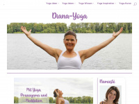 diana-yoga.de Webseite Vorschau