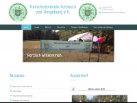 tierschutzverein-tornesch.de Webseite Vorschau