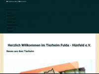 tierheim-fulda.de Webseite Vorschau