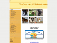 tierfreunde2000duesseldorf.de Webseite Vorschau