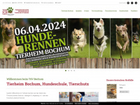 tierheim-bochum.de Webseite Vorschau