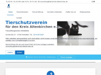 tierschutz-altenkirchen.de Webseite Vorschau