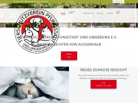 tierheim-pfungstadt.de Webseite Vorschau