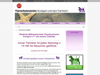 stuttgarter-tierschutz.de Webseite Vorschau