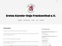 karate-dojo-frankenthal.de Webseite Vorschau