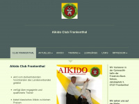 aikido-club-frankenthal.de Webseite Vorschau