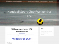 hsc-frankenthal.de Webseite Vorschau