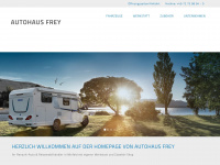 autohaus-frey.de Webseite Vorschau