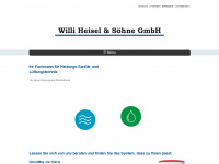 heizung-heisel.de Webseite Vorschau