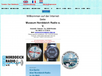 norddeich-radio.de Webseite Vorschau