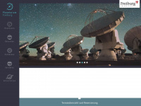 planetarium-freiburg.de Webseite Vorschau