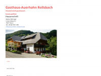 auerhahn-rollsbach.de Webseite Vorschau