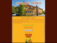 harambe-afrika.de Webseite Vorschau