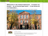 friedrich-realschule.de Webseite Vorschau