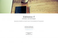 edelweiss-it.com Webseite Vorschau
