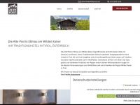 hotelaltepost.com Webseite Vorschau