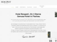 hotel-bergzeit.com Webseite Vorschau