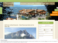 hotel-gstatsch.com Webseite Vorschau