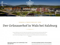 gruenauerhof.at Webseite Vorschau
