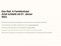 hotel-ariell.at Webseite Vorschau