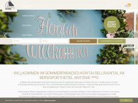 hotel-antonie.at Webseite Vorschau