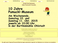 pumuckl-museum.de Webseite Vorschau