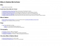 mikemccollister.com Webseite Vorschau