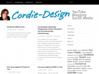 cordie-design.de Webseite Vorschau