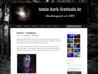 dark-festivals.de Webseite Vorschau