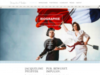 jacquelinepfeiffer.com Webseite Vorschau