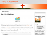 glaube-an-jesus.de Webseite Vorschau