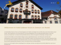 goldener-hirsch.at Webseite Vorschau